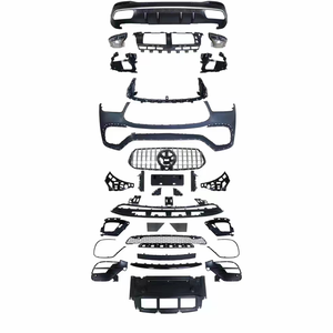 W167, parachoques delantero y trasero, cubierta de luz antiniebla, Kit de carrocería, actualización de falda lateral, Kit de carrocería GLE63 para <span class=keywords><strong>Mercedes</strong></span> BenZ <span class=keywords><strong>GLE</strong></span> W167 2020 2021 <span class=keywords><strong>2022</strong></span> 2023 - Product Image 1