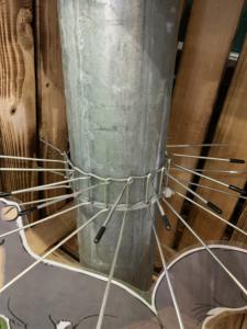 1 pièce set Acier inoxydable <span class=keywords><strong>Anti</strong></span> Cat Abwehrgurtel Weasel Deterrent marten repulsif Belt For Prevent Climbing - Product Image 4