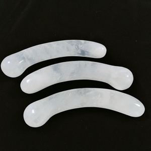 HY New Top Venda Natural Polido Limpar Quartz Crystal Wands Massagem Para Cura E Brinquedo Do Sexo Das Mulheres - Product Image 2
