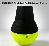 Logo personnalisé Pickle Ball Accessoires Ventouse Cueilleur Outil Supérieur Pickleball Ball Retriever Pick up Pickleball Balls Pickleball