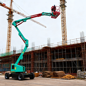 Plateforme élévatrice articulée électrique à usage domestique, charge de 230 à 350 kg, entretien des <span class=keywords><strong>lampadaires</strong></span> et des hôtels - Product Image 3