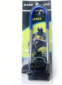 Kunci <span class=keywords><strong>Alarm</strong></span> Tipe-U Kualitas Super untuk Sepeda Motor, Kunci <span class=keywords><strong>Alarm</strong></span> Shackle Panjang Anti Maling Tahan Air - Product Image 1