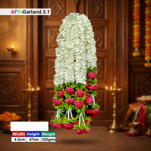 Guirnalda de Flores Artificiales de Fábrica, Material Plástico con Perlas, Estilo Moderno, Decoración Colgante Hecha a Mano, Venta al Por Mayor - Product Image 2
