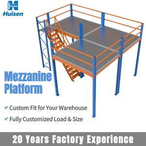 Plataforma de trabajo tipo góndola sobre rieles para estanterías de palets <span class=keywords><strong>en</strong></span> entrepiso o sótano - Product Image 4