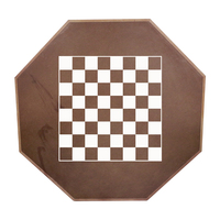 Tournoi 2 en 1 Crokinole & Dames - Taille officielle de 30 pouces - Jeu de société classique en bois pour deux joueurs