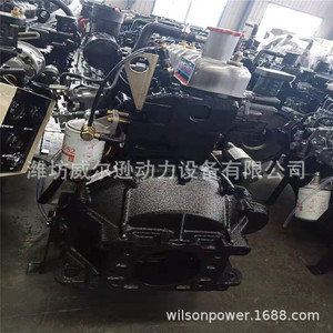 Motor diésel Weifang Kaidong Quanchai 490 de 4 cilindros, 100 CV, refrigerado por agua, arranque eléctrico para cargadora - Product Image 2