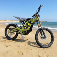 Moto électrique tout-terrain Surron Light Bee X à cadre léger, 60V 40Ah 8000W 75mph, pour aventures en montagne en plein air