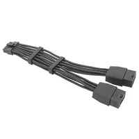 Adaptor Kabel Daya untuk Kartu Grafis NVIDIA RTX3080 RTX3090 PCIE GPU 16AWG Mini 12Pin Dual 8Pin Kabel Konversi