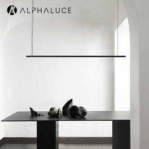 Lámpara de Oficina Colgante Cilíndrica ALPHALUCE, Iluminación Lineal Cilíndrica de Estilo Zen, Comodidad en el Lugar de Trabajo - Product Image 2