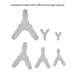 Пневматические фитинги тройник соединитель прозрачный Y-образный шланг соединитель трахеальной силиконовой трубки PP материал Пневматический разъем - Product Image 2