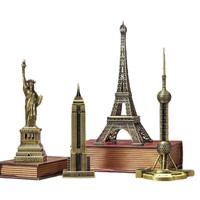 Modèle de la Tour Eiffel de Paris, ornement en résine naturelle, minimalisme moderne, pièce décorative pour chambre à coucher, salon, armoire à vin, meuble TV