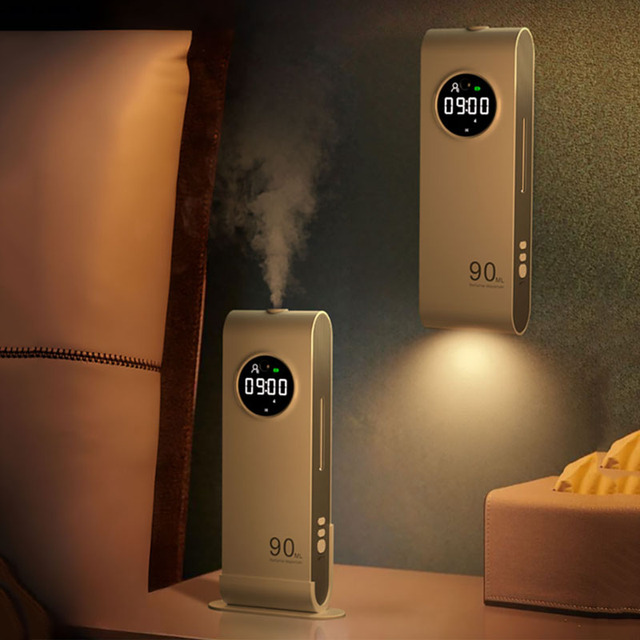 5 Spray Mode Wall Mounted Smart Ultrasonic Essential Oils Aroma Diffuser With Smart Sensor