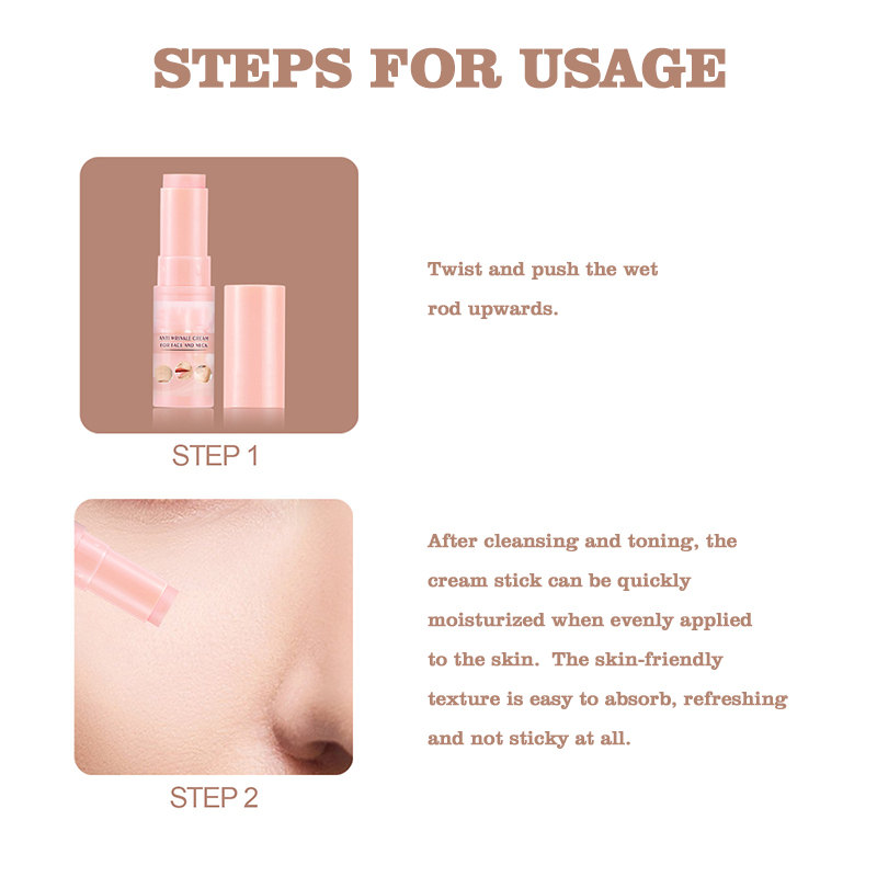 custom logo moisturizer stick face cream hydrating balm nourishing skin care multi use face stick