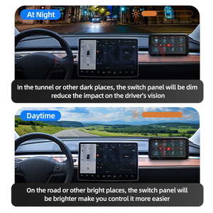 Aibeiken RGB 8 gang 12 gang P2 bảng chuyển đổi điều khiển cảm ứng 12V 24V OEM nhà máy bằng sáng chế tùy chỉnh cho tự động/Thuyền biển/Xe Tải - Product Image 2