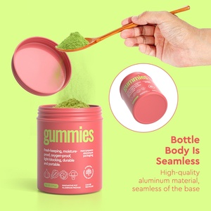 Lata de Aluminio de 30g 50g 80g 100g para Polvo de Matcha, Envase Cilíndrico de Aluminio, Recipientes Vacíos para Polvo - Product Image 1