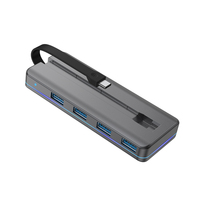 HUB USB Type C 4 en 1 Répartiteur haute vitesse USB3.0 Type-C Adaptateur de charge pour station d'accueil 4 ports pour Ipad Macbook PC