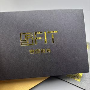 การ์ดของขวัญงานแต่งงานคุณภาพสูงแบบกำหนดเอง การ์ดเชิญงานรับปริญญา พิมพ์โลโก้ ปั๊มฟอยล์ทองหรูหรา ซองจดหมายปิดผนึกเอง - Product Image 2