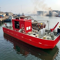 Bateau de lutte contre les incendies en alliage d'aluminium de 11,5 m adapté aux navires-citernes et aux quais