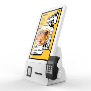 Estación de autopedido interactiva con altavoz incorporado y lector de tarjetas para aplicaciones de venta minorista y patio de comidas - Product Image 1