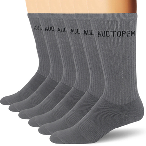 Custom Logo White Black No Show Fashion Designer Casual Cotton <strong>Socks</strong> Men Dress Sports Grip Business <strong>Cozy</strong> Bamboo Crew Men'S <strong>Socks</strong> - Product Image 5