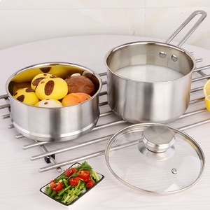 304 acier inoxydable ménage petit vapeur bouillie marmite soupe pot lait casserole casserole ustensiles de cuisine ensembles - Product Image 2