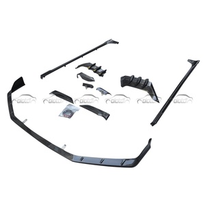 Carbon Front Bumper Lip Spoiler Side Skirts Rear Diffuser <b>Splitters</b> Canards for Honda Civic 10TH Civic FK7 FK8 Type-R 2016+ - Product Image 5