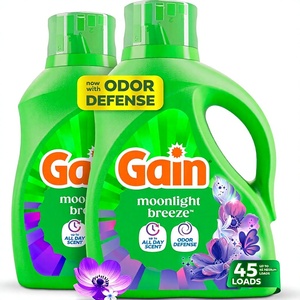 Detersivo Liquido Deodorante per Bucato Gain, Profumo Moonlight Breeze, per Lavatrici <span class=keywords><strong>HE</strong></span>, 60 <span class=keywords><strong>Fl</strong></span> oz, 45 Lavaggi, Confezione da 2 - Product Image 1