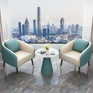 आधुनिक उच्च गुणवत्ता वाले समकालीन टिकाऊ चमड़े के कार्यालय होटल एकल सोफे कुर्सी रिसेप्शन व्यवसाय लिविंग रूम सोफा - Product Image 3