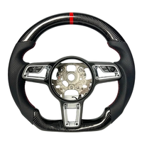 Volant sport en cuir noir à 3 branches pour modèles Porsche Panamera Cayenne Macan 718 911 918 997 991 970 971 Boxster Cayman