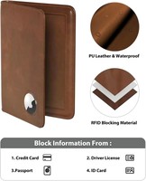 Portefeuille de voyage en cuir PU de luxe de haute qualité, porte-documents, porte-cartes, blocage RFID, porte-passeport