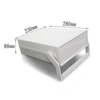 Boîtier en plastique ABS HFSD personnalisé pour instruments médicaux électroniques, indice de protection IP54, boîte de sortie de bureau, installation de carte de circuit imprimé, ODM