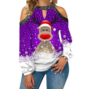 Hot <span class=keywords><strong>Sale</strong></span> XL Größe Blusen für Frauen Loose <span class=keywords><strong>Fit</strong></span> V-Ausschnitt T-Shirt mit Spitzen dekoration Atmungsaktives Polyester Casual & Sexy Fashion - Product Image 4