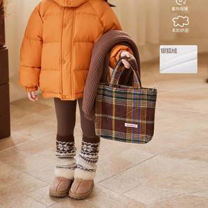 Tongxingyuan Girls Fair Isle Leggings Fleece Lined Winter Pants Knitted Warm Bottoms For Children - Product Image 4