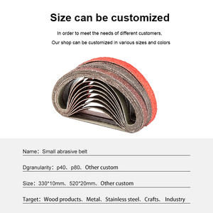 السيراميك حزام رملي 610*100 مللي متر الأزرق ورقة كشط مقاومة للمياه حزام رملي s gxk51 المعادن طاحونة حزام الرملي - Product Image 2