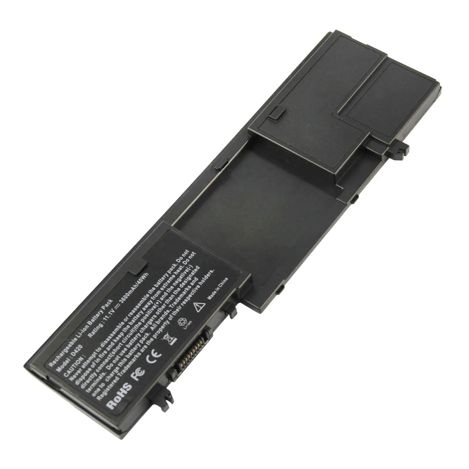 Dell — batterie portable noir, 11.1V, 3600mah, Rechargeable, pour Dell Latitude D420 D430 FG442 GG386 JG166 KG126 312/0445/451/10365
