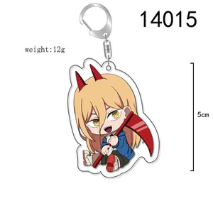 Llavero de acrílico de anime Chainsaw Man, figura de dibujos animados de Denji, Pochita, Makima, <span class=keywords><strong>Hayakawa</strong></span> <span class=keywords><strong>Aki</strong></span>, accesorios para llaveros, regalo para colección de fans - Product Image 5