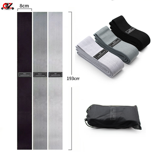 High End ultra Long Non-slip 3-Level Eco-Friendly Polyester Fabric Loop Resistance <b>Bands</b> Set for Fitness Butt Leg Hip Exercise - Product Image 1