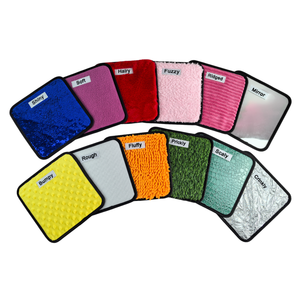 Em Estoque Mercadorias Low MOQ Sensory Mats Brinquedos 12pcs Soft Massage Play Mats para Crianças Autistas Doença de <span class=keywords><strong>Alzheimer</strong></span> os Idosos - Product Image 1