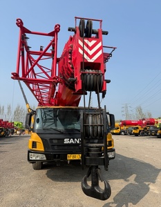 รถเครนเคลื่อนที่ปี 2022 รุ่น STC900T7 90 ตัน / รถเครนติดรถบรรทุก รุ่น STC1600T8 STC1000T7 STC800T6 SAC4500 เครื่องยนต์ Weichai 90 ตัน ขาย - Product Image 4