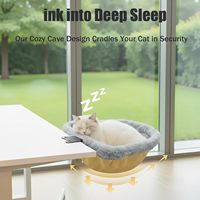 Hamac pliable pour chat, lit de table réglable pour chat, hamac pour chat pour chambre à coucher, bureau
