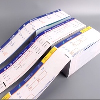 Étiquette de carte d'embarquement en papier thermique personnalisée avec échantillon gratuit pour les compagnies aériennes