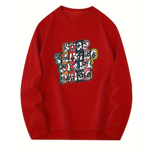 Camisetas con Estampados Gráficos, Camisetas de Moda Urbana, Pedido al por Mayor, Camisetas Casuales de Manga Larga con Cuello Redondo para Otoño e Invierno - Product Image 6