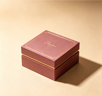 Boîte cadeau en papier recyclable de luxe personnalisée avec fermeture magnétique, estampage à chaud en or, boîte rigide en carton pour bijoux, parfum, écharpe, cadeau