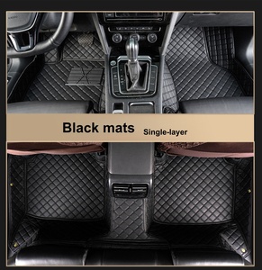 Accesorios para Auto, Juego Completo de 5 Piezas de Alfombrillas de Cuero de Lujo para Auto, Personalizadas, para Conducción con Volante <span class=keywords><strong>a</strong></span> la Derecha, 15 mm, <span class=keywords><strong>Santa</strong></span> <span class=keywords><strong>Fe</strong></span>/X5/Mercedes-Benz/CR-Z/CR-V - Product Image 3