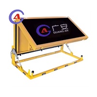 Écran LED dynamique pour véhicule VMS, panneau d'affichage matriciel, écran extérieur pour signalisation routière complète, matériau métallique durable