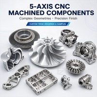 Pièces usinées CNC de précision sur mesure, fabrication métallique 5 axes pour équipements industriels de robotique IA, services OEM