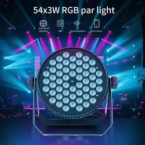 Venta al por Mayor de Luces LED RGB 3en1 de 54x3w para Bares, Fiestas, Bodas, Escenarios DMX - Product Image 6