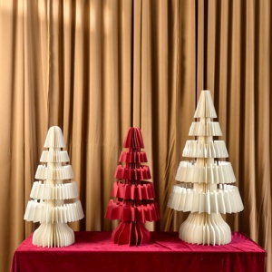 Arbre de Noël en papier détachable KAVI - Disponible en plusieurs couleurs <span class=keywords><strong>et</strong></span> tailles - Pour décorations de mariage <span class=keywords><strong>et</strong></span> de fêtes - Product Image 4