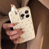 Étui de téléphone portable pour iPhone 16 Plus 15 14 13 12 11 Pro Max, dessin animé mignon 3D, antichoc, résistant aux chutes