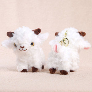 Peluche Mouton de Simulation Mignonne en Coton PP Rembourrée 11-30cm, Cadeau d'Anniversaire, Décoration Maison, Jouet en Tissu, Accessoires 100% Coton - Product Image 2